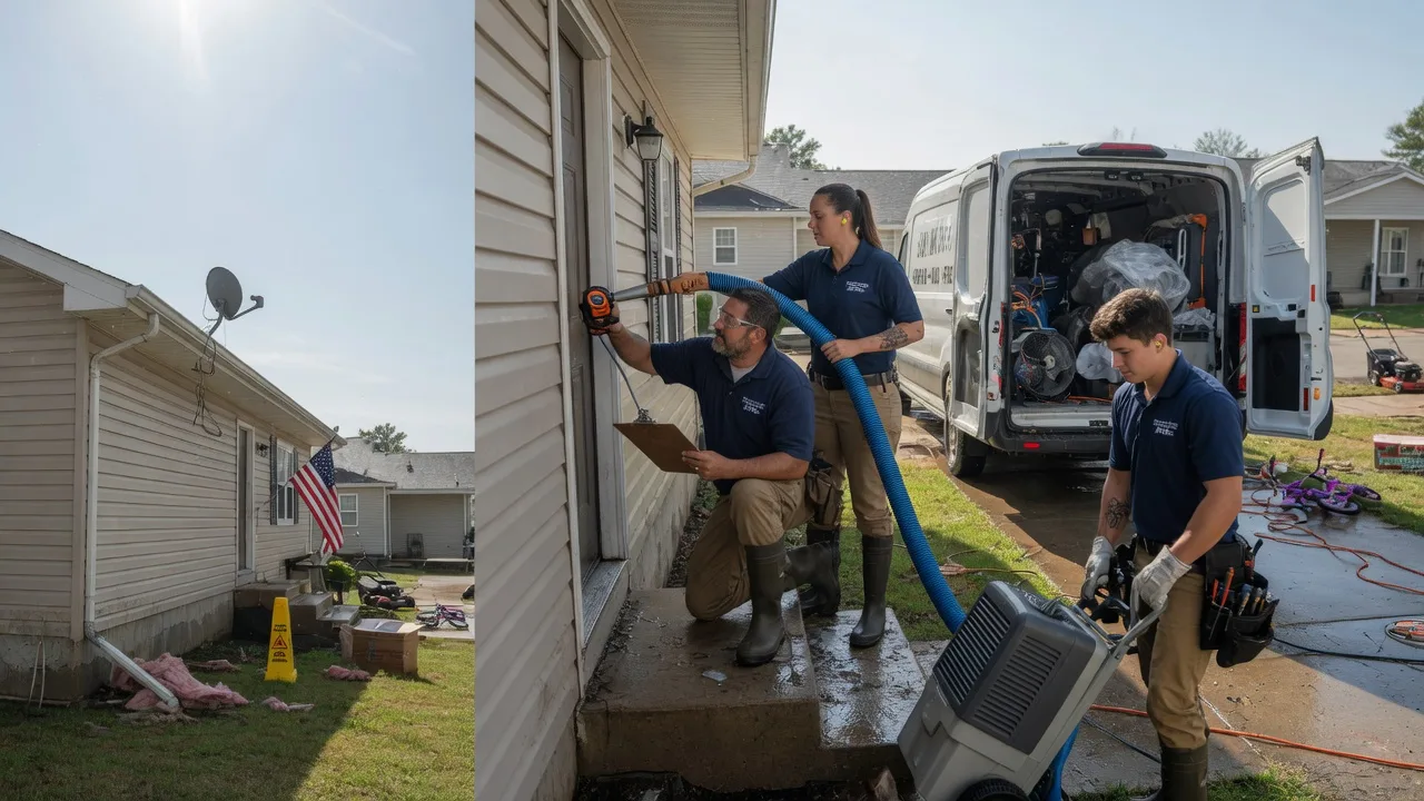 Ceiling Water Damage Restoration in Brownwood, TX near me